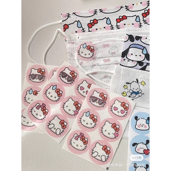 Sticker dán Khẩu trang kháng khuẩn - giảm mùi