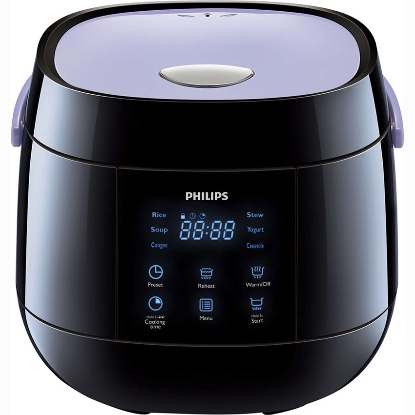 Nồi Cơm Điện Tử Philips HD3060 (0.7L) - Đen - Hàng chính hãng - Bảo Hành Toàn Quốc 2 Năm