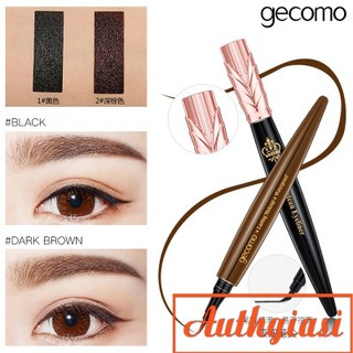 [NÂU và ĐEN] Kẻ mắt dạ Gecomo Lasting chống trôi không kem dễ kẻ