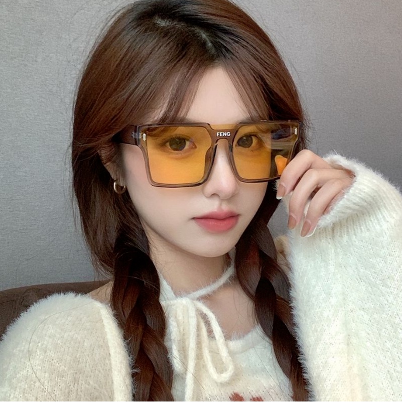 (KIQI-FASHION) COD Kính Mát Chống Tia Uv400 Thời Trang Hàn Quốc 2022 Dành Cho Nam Và Nữ