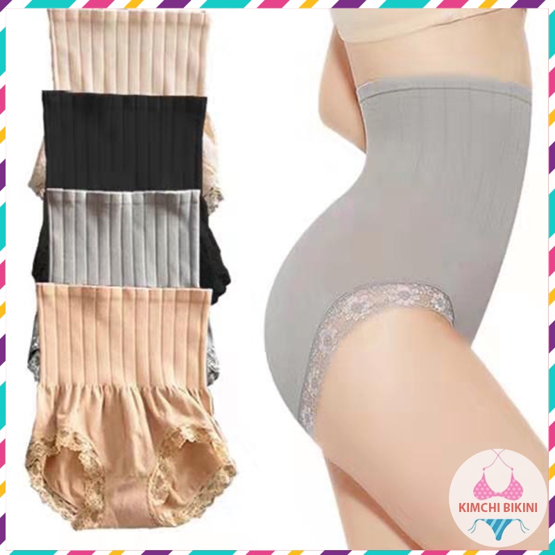 Quần lót gen bụng nâng mông cạp Lưng cao KIMCHIBIKINI chip nữ cotton khủ mùi kháng khuẩn thoáng mát QL020