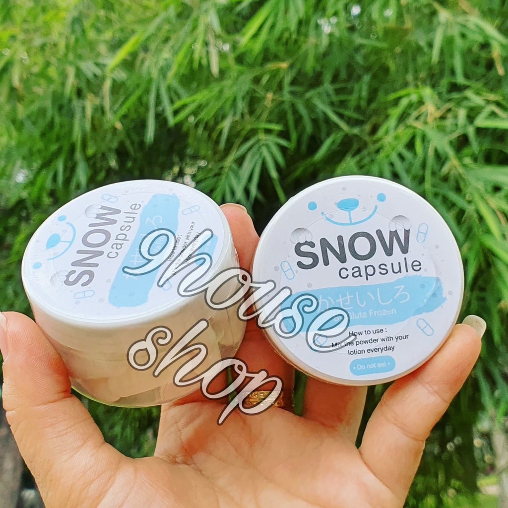 01 Hủ Viên Kích Trắng Snow Capsule By Gluta Frozen Thái Lan (30V)