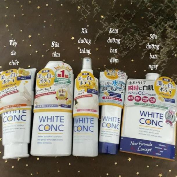 Lotion Xịt Dưỡng Da White Conc 150ml Nhật bản