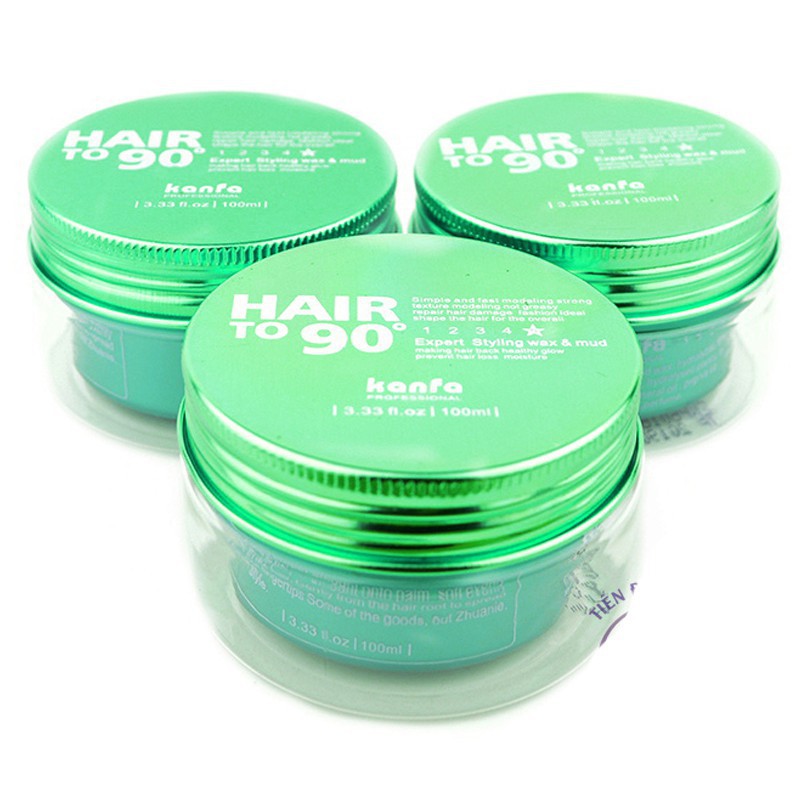  Sáp vuốt tóc Kanfa Hair to 90 (Màu xanh lá) - nhập khẩu chính hãng 100%  Pô tô ke