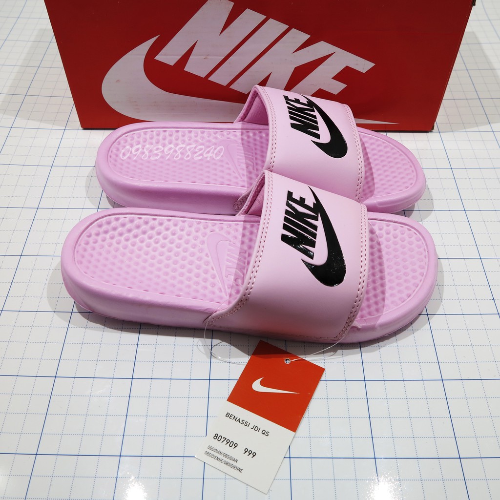 Dép Nike Nk FREE SHIP + hộp hãng + tem tag nike hàng loại 1.1 nike đế mềm êm hot trend quai ngang nam nữ. BH Slippers