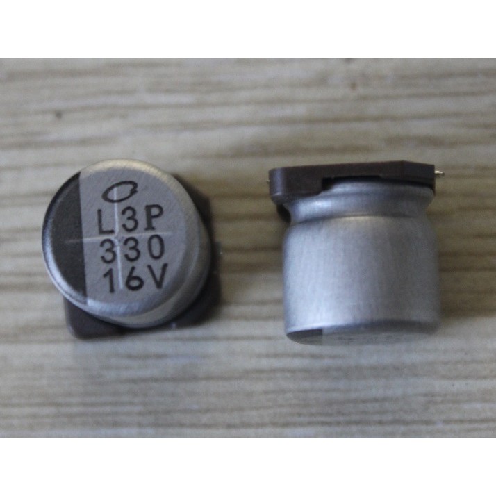 100 con Tụ dán tròn 330UF 16V