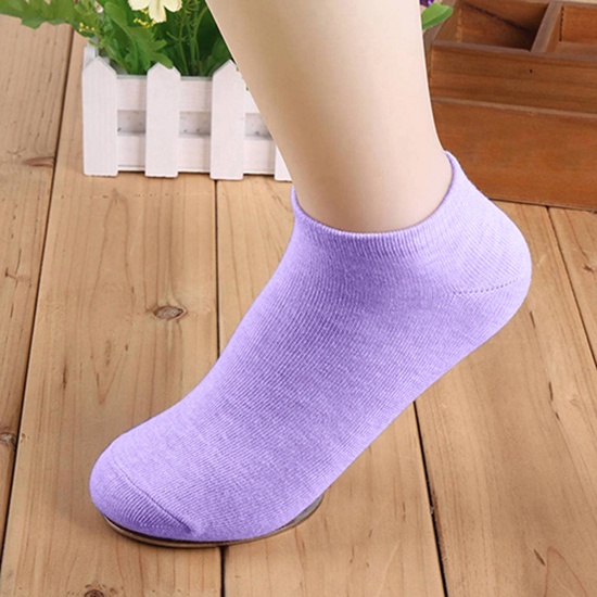 1 Đôi Vớ Ngắn Màu Sắc Ngọt Ngào Cho Nữ
