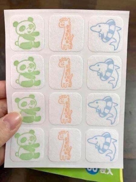 MIẾNG DÁN CHỐNG MUỖI PIGEON NHẬT BẢN - TÚI 60 MIẾNG