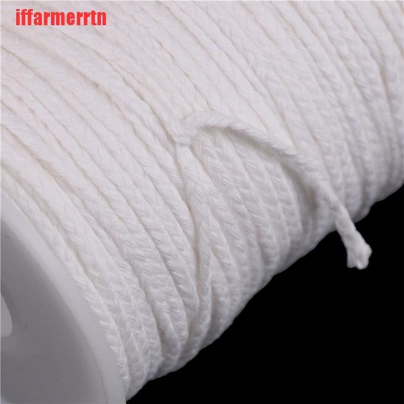 Cuộn Dây Thừng Cotton Màu Trắng Làm Nến Thủ Công