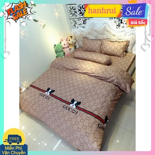 Ga trải giường 1m2x2m vải cotton poly mát rẻ nhất tp hcm-hanhrui G14