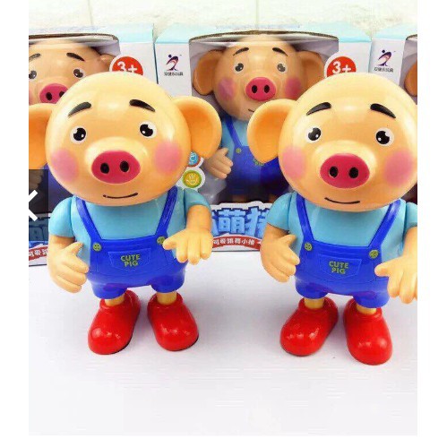 Đồ chơi Chú Heo Nhún Nhảy Peppa Pig ( Có Nhạc và Đèn ) - Đồ chơi trẻ em YUSHIXING A333-167 Heo Nhảy Múa và Phát Nhạc