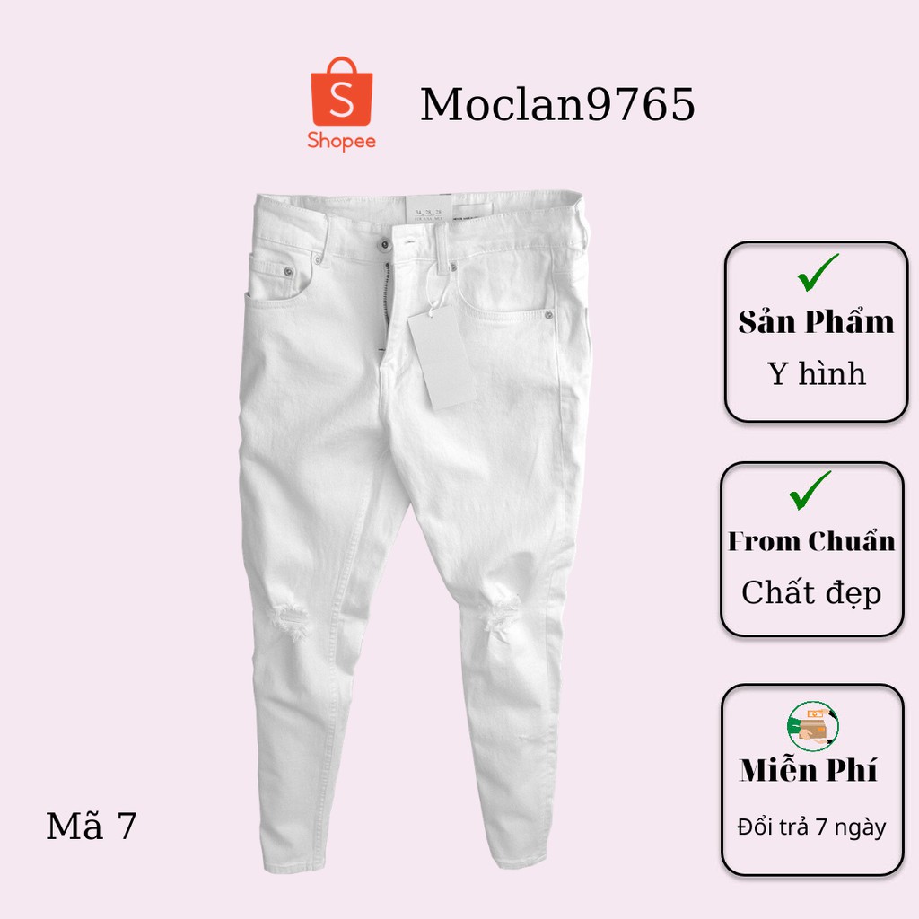 Quần jean nam cao cấp, chất liệu bò ( jean ) mềm mịn, from chuẩn, có nhiều mẫu đi kèm Moclan12