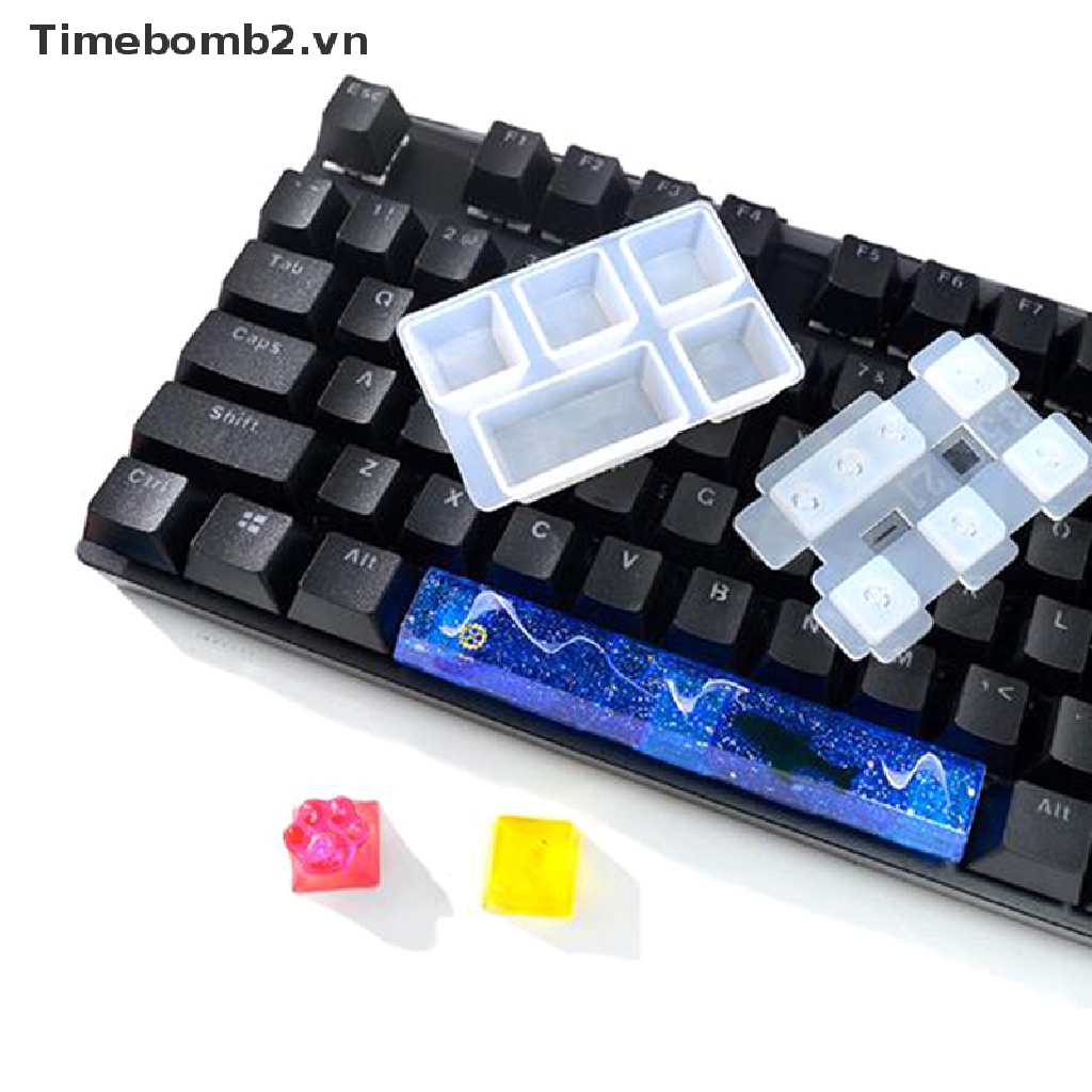 Bộ 2 Khuôn silicone Tạo Hình Dấu Chân Mèo