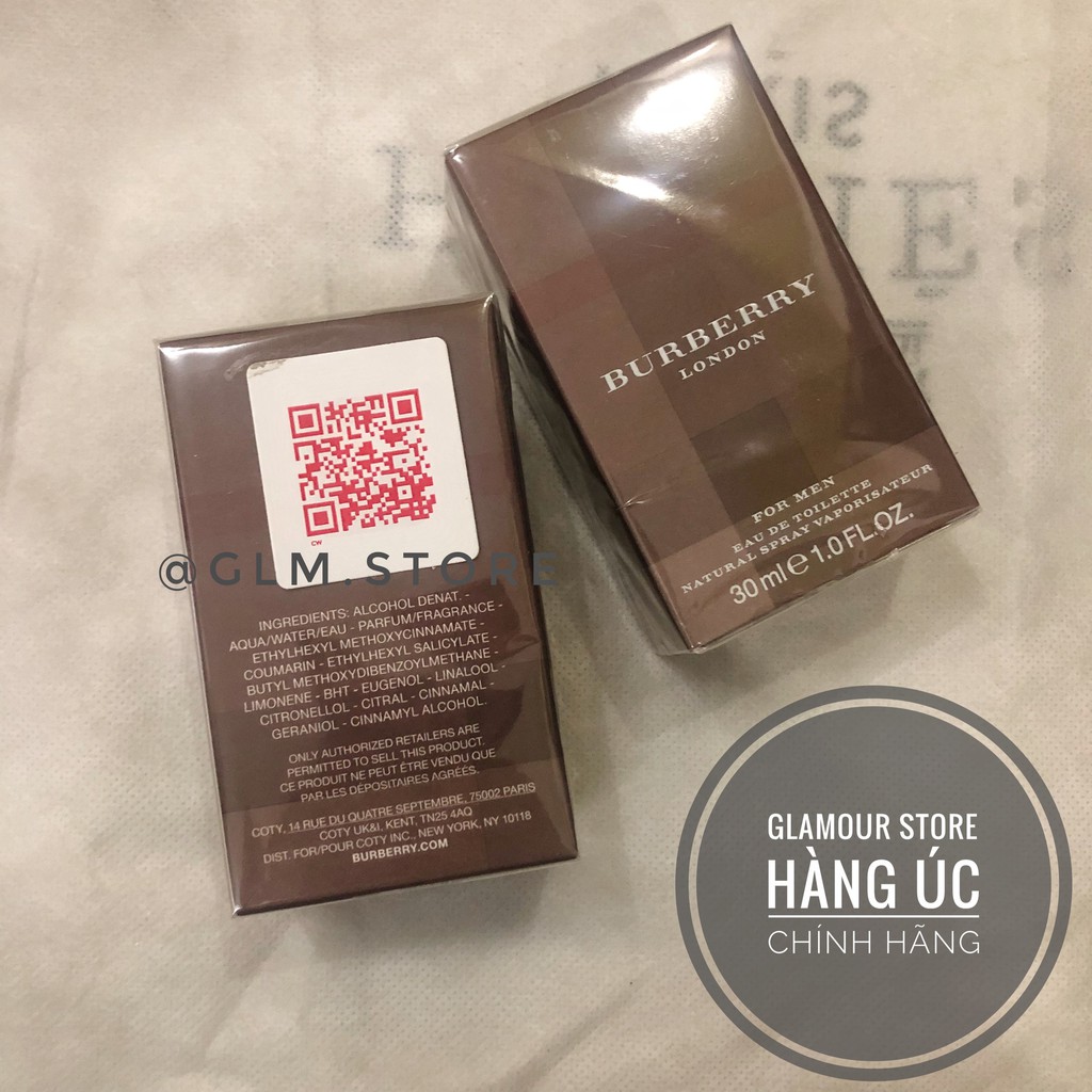 NƯỚC HOA BURBERRY LONDON VỢT SALE ÚC