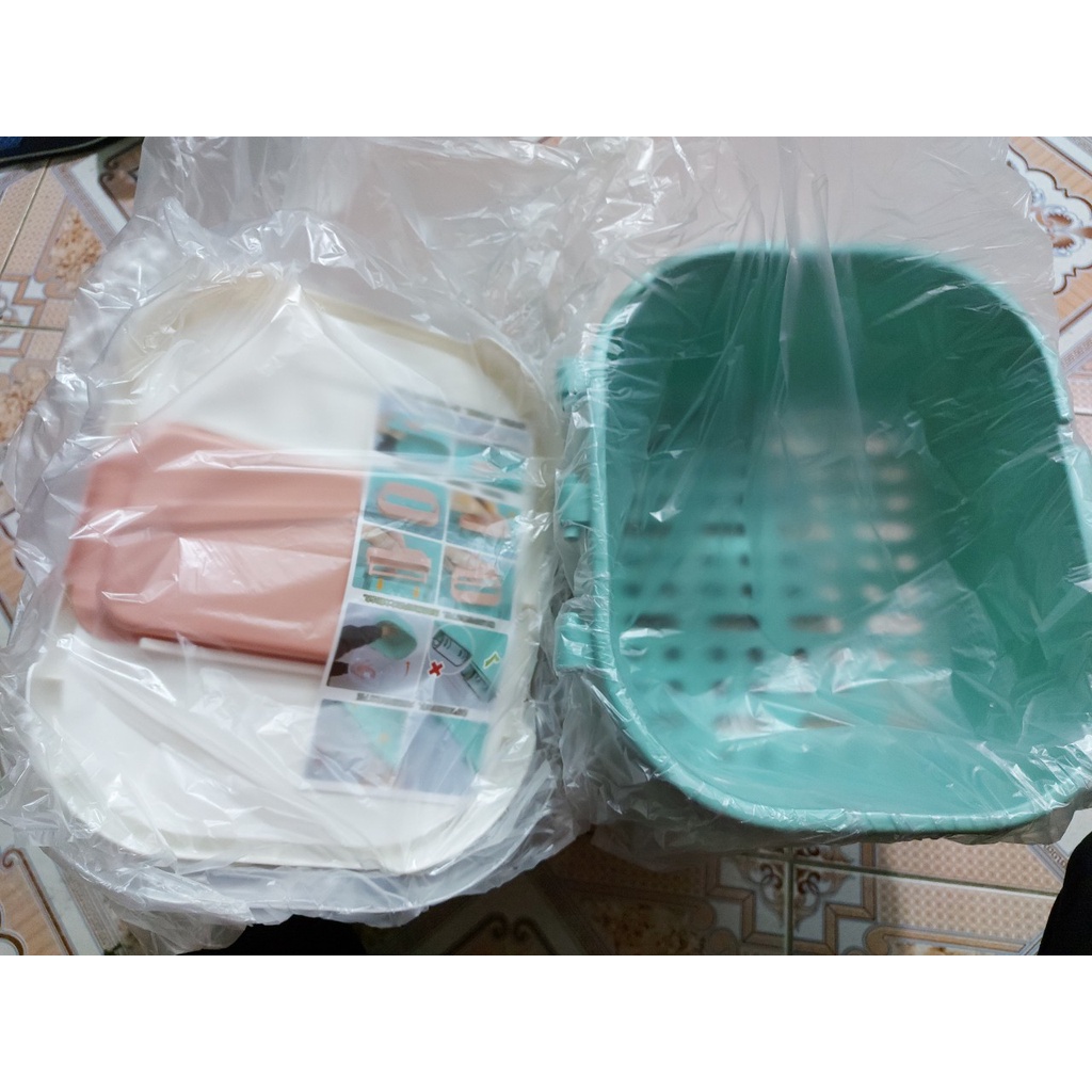 Giá úp bình sữa dạng hộp Bottle Storage Box cao cấp bảo quản bình sữa, núm ti khỏi bụi bẩn, côn trùng