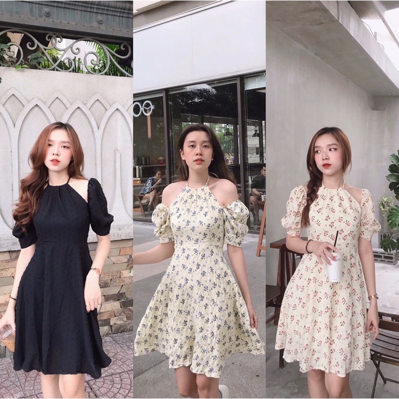 Đầm cutout cổ yếm | BigBuy360 - bigbuy360.vn