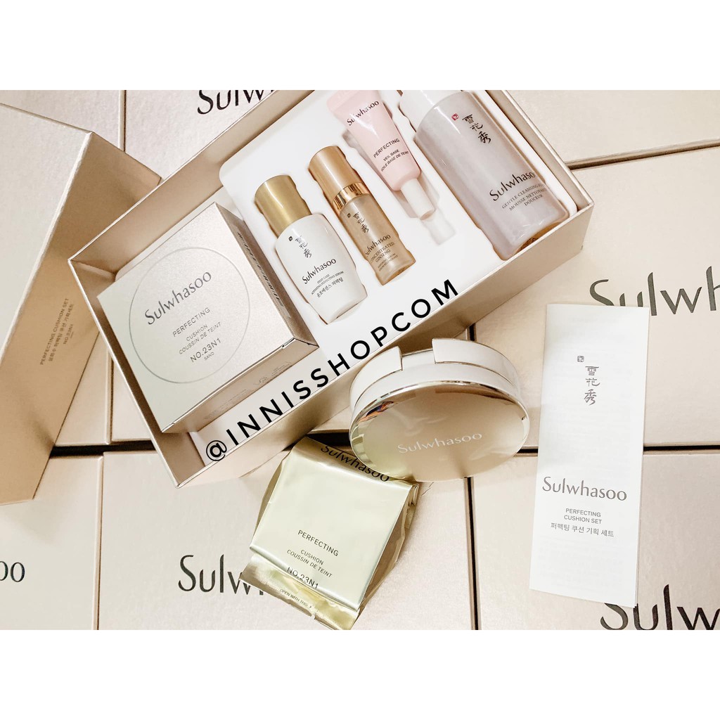 Phấn nước che khuyết thế hệ mới SULWHASOO Perfecting Cushion [ NEW]