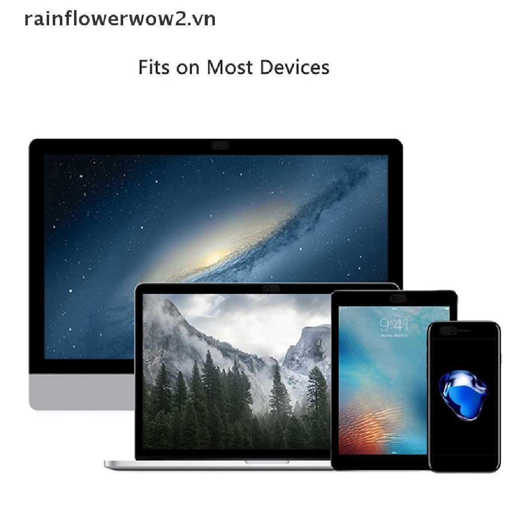Miếng Dán Bảo Vệ Ống Kính Camera Bằng Nhựa Cho iPhone PC Laptop