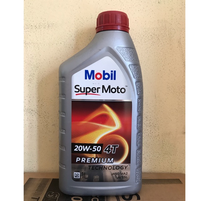 Nhớt xe số Mobil Super Môt 20w-50 4T 1 lít