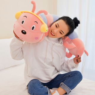 [HÀNG NHẬP KHẨU] Gối ôm sâu bướm cho bé - Thú bông nhập khẩu cao cấp - Chiều cao 60-75cm