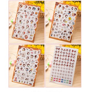 1k Deal hot (11.11 FREESHIP ĐƠN 0Đ) STICKER DÁN HÀN QUỐC SIÊU CUTE NHIỀU MẪU 1 TẤM