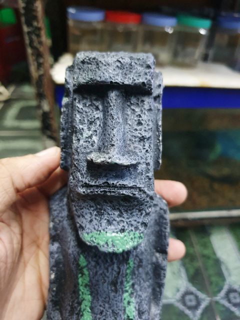 TƯỢNG TRANG TRÍ HỒ CÁ NON BỘ CAO 18CM RỘNG 8CM