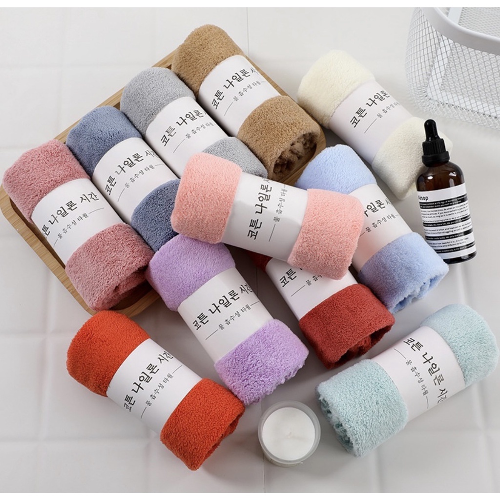 Khăn tắm thấm hút nước tốt, Mềm mịn, Lông cừu cao cấp, KT 60x120cm