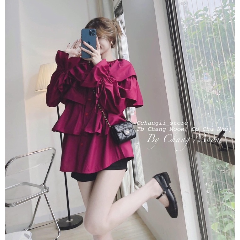 Áo Bèo Tầng Thô Lụa