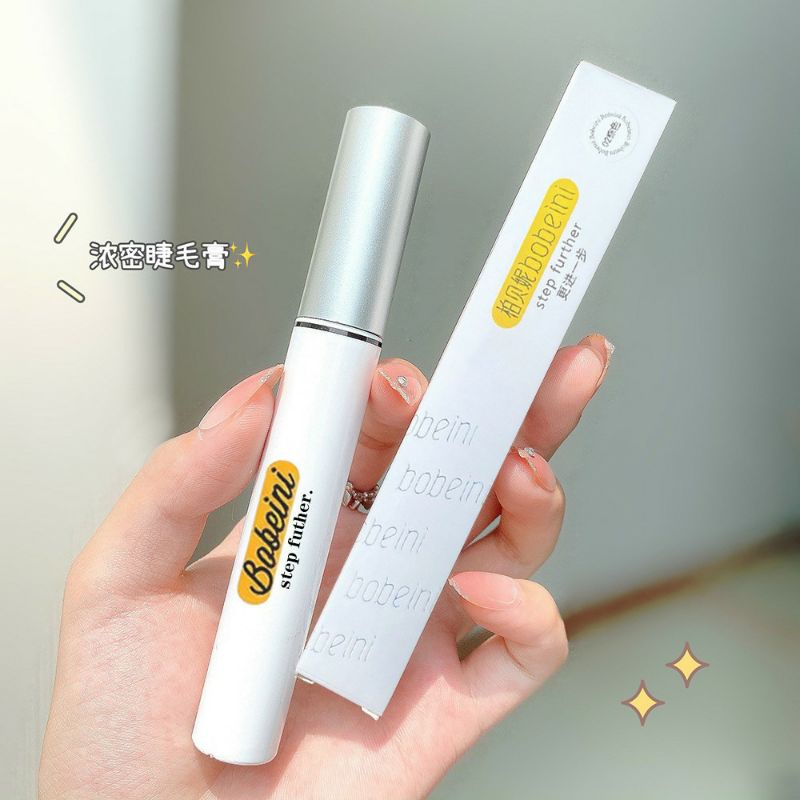 Chuốt Masacara Bobeini Làm Dày Và Cong Mi, Sợi Chổi Đều Không Gây Vón Cục vỏ trắng