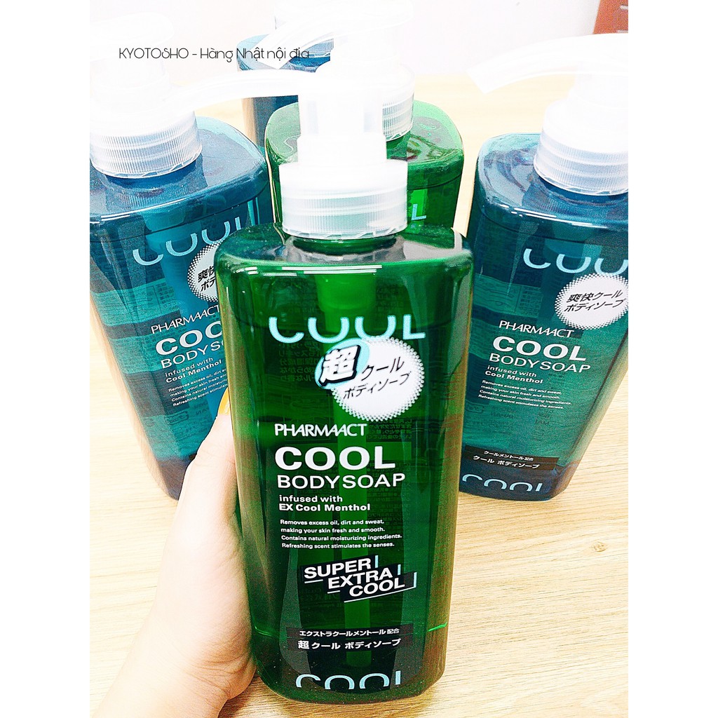 Sữa Tắm Nam Cool Body Soap Pharmaact Nhật Bản