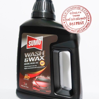 nước rửa xe sumo WASH & WAX