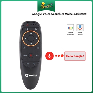 Chuột điều khiển có chức năng tìm kiếm bằng giọng nói G10S 2.4g chất lượng cao cho Android Tv Box T9 H96 Max X96 Mini