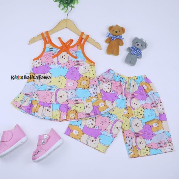 Set Đồ Bộ Ngắn In Hình Hello Kitty Dễ Thương Cho Bé Từ 4 Tuổi - 3-4 Tuổi