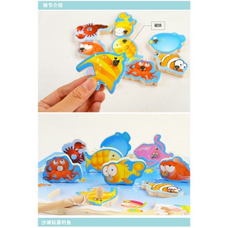 Bộ đồ chơi gỗ Nam Châm Câu Cá cho bé