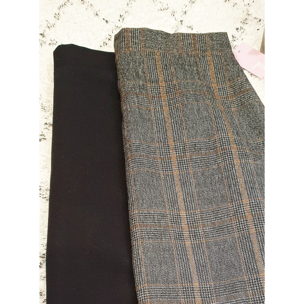 PRINCESS_ẢNH THẬT_CHÂN VÁY CHỮ DÀI NGANG GỐI ĐEN CARO CHẤT SIÊU ĐẸP | BigBuy360 - bigbuy360.vn