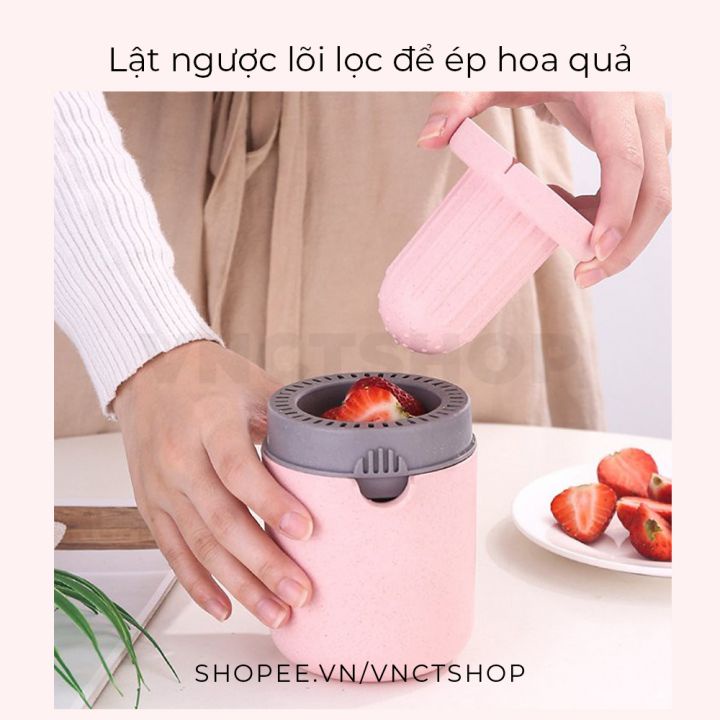 Dụng cụ vắt cam đồ vắt ép nước cam hoa quả trái cây bằng tay nhựa lúa mạch cầm tay