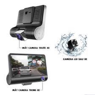 [BẢO HÀNH 6 THÁNG ] Camera hành trình 3 mắt ( chuyên xe dịch vụ )