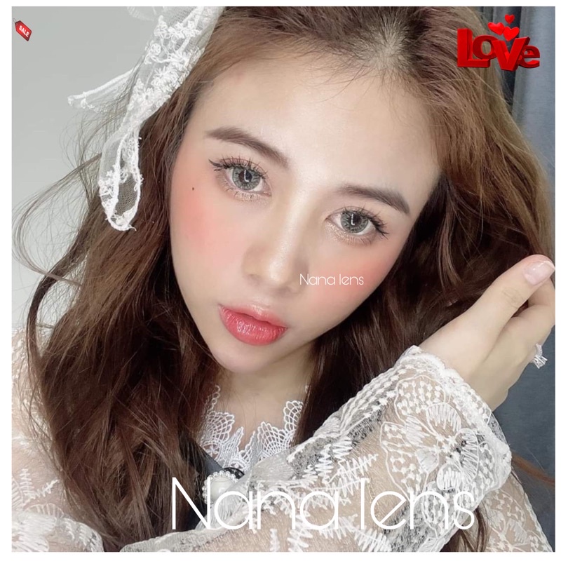 Lens thời trang - Lens xám tây giãn tròng cho đôi mắt to tròn cuốn hút