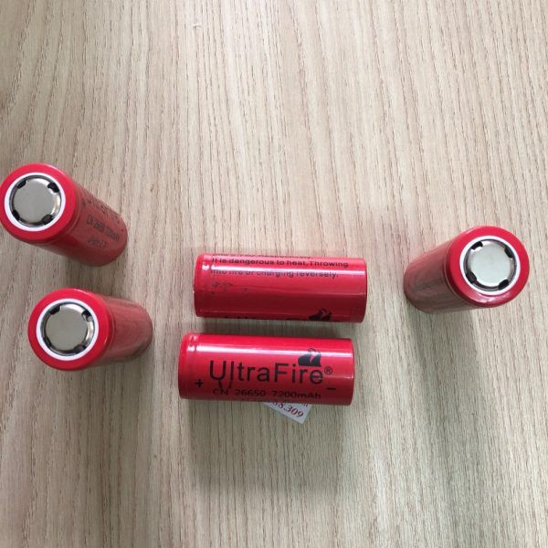 Pin sạc Ultrafire 26650 cỡ to, pin lithium cao cấp