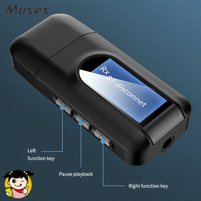 Bộ Thu Phát Bluetooth 5.0 Có Màn Hình Lcd