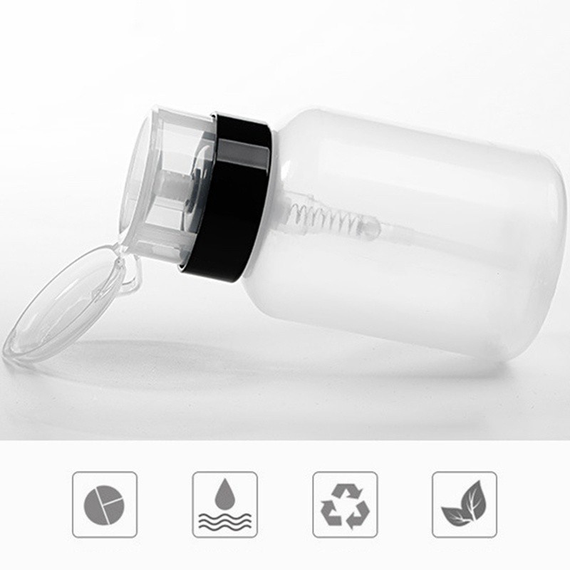 Bình đựng nước tẩy sơn móng tay dạng đầu nhấn nhỏ gọn tiện lợi