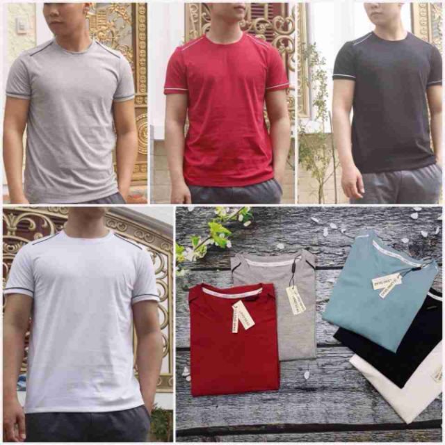 Áo phông nam [CHÍNH HÃNG] 🤩FREESHIP💝Áo thun cổ tròn CHUẨN HÃNG LENDSEAD. Giá SỈ. ẢNH THẬT. Chất cotton thấm hút mồ hôi | BigBuy360 - bigbuy360.vn