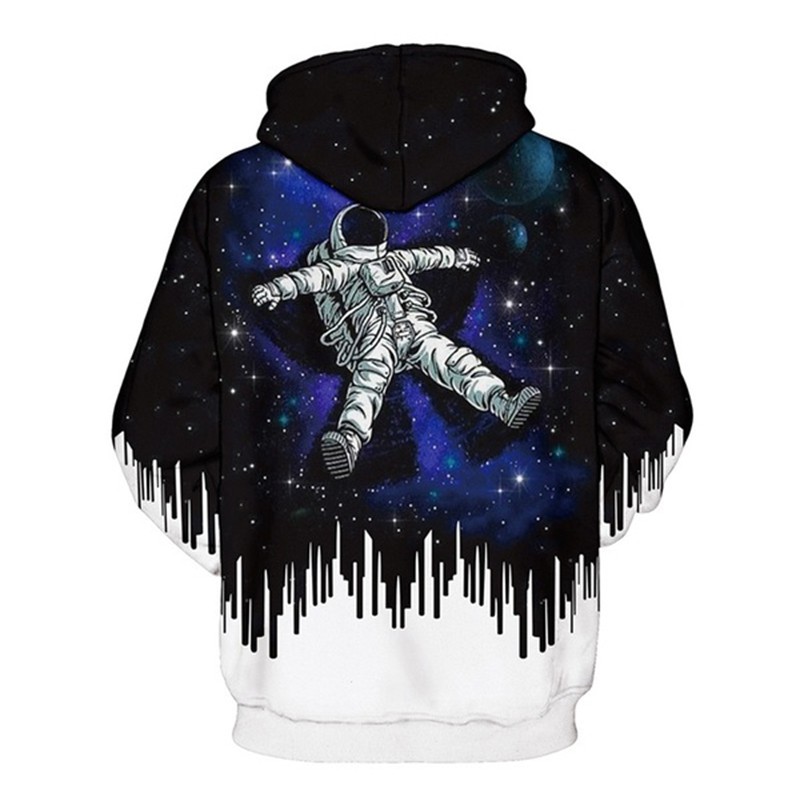 Astronaut Lying In Space Hoodies Funny Hip Hop Hoodie Harajuku Sweatshirts Winter Hooded Pullovers Casual Tracksuits Top | BigBuy360 - bigbuy360.vn