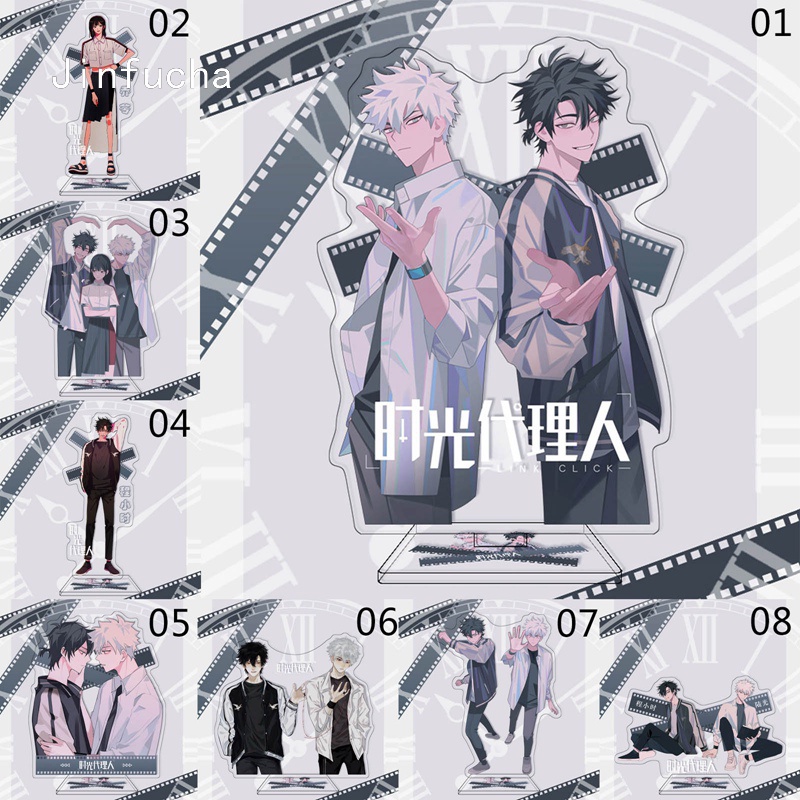 Mô Hình Jinfucha Anime Link Click Time Agent Cheng Xiaoshi Lu Guang Bằng Acrylic Để Bàn Trang Trí
