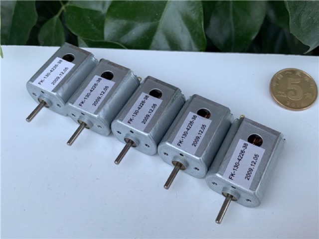 2 motor mini 130 dùng pin mã FK-130 tốc độ cao điện áp 3V - 4,5V tốc độ 24500 - 36500 vòng - LK0163