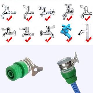 WX_Outdoor Garden Lawn Water Tap Hose Pipe Connector Fitting Quick Adapter Nozzle