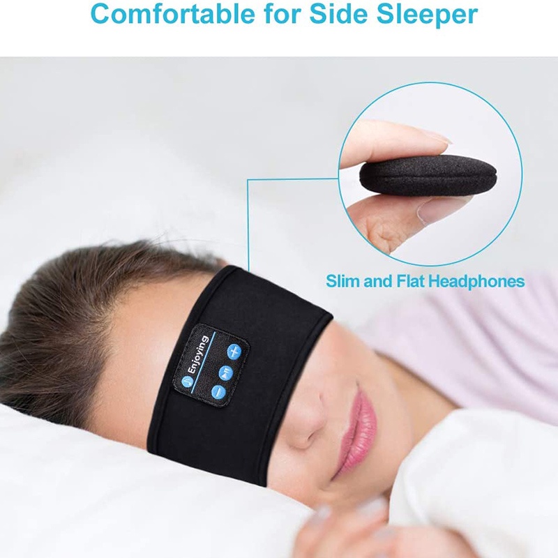 Mặt Nạ Che Mắt Bluetooth 5.0 Không Dây Tiện Dụng Khi Đi Du Lịch