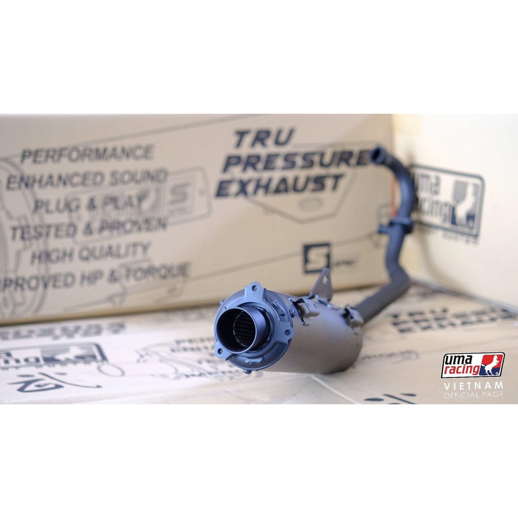 Pô UMA bô tăng Racing TRU EXHAUST SYSTEM dành cho Ex150cc winner150 ex135 CHÍNH HÃNG