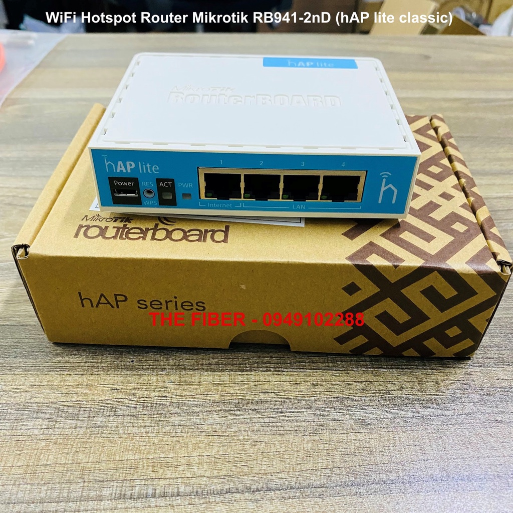 WiFi Hotspot Router Mikrotik RB941-2nD