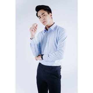 Áo Sơ Mi Nam Mantino Xanh Dương Nhạt - SMTX101 MANTINO -